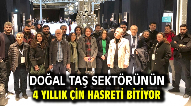 Doğal taş sektörünün 4 yıllık Çin hasreti bitiyor