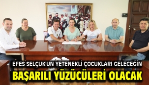 Efes Selçuk'un yetenekli çocukları geleceğin başarılı yüzücüleri olacak