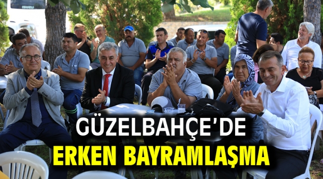 Güzelbahçe'de erken bayramlaşma