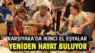 Karşıyaka'da ikinci el eşyalar yeniden hayat buluyor