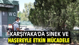 Karşıyaka'da sinek ve haşereyle etkin mücadele