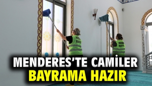 Menderes'te Camiler Bayrama Hazır
