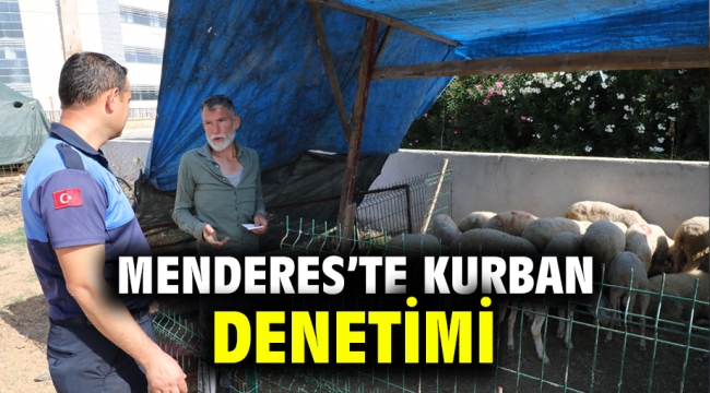 Menderes'te Kurban Denetimi