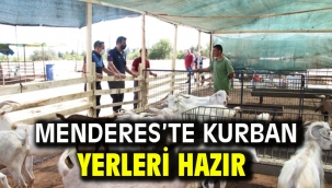 Menderes'te Kurban Yerleri Hazır