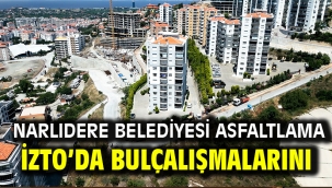 Narlıdere Belediyesi Asfaltlama Çalışmalarını Sürdürüyor