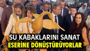 Su kabaklarını sanat eserine dönüştürüyorlar