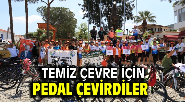 Temiz Çevre İçin Pedal Çevirdiler