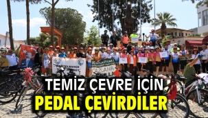 Temiz Çevre İçin Pedal Çevirdiler