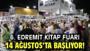 6. Edremit Kitap Fuarı 14 Ağustos'ta Başlıyor!