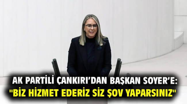 AK Partili Çankırı'dan Başkan Soyer'e: "Biz hizmet ederiz siz şov yaparsınız"