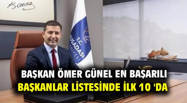 Başkan Ömer Günel en başarılı başkanlar listesinde İlk 10 'da