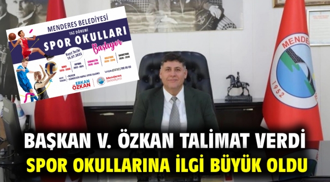 Başkan V. Özkan Talimat Verdi Spor Okullarına İlgi Büyük Oldu