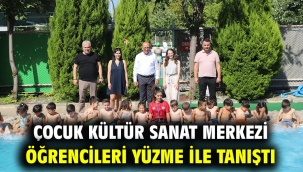 Çocuk Kültür Sanat Merkezi Öğrencileri Yüzme ile Tanıştı