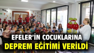 Efeler'in Çocuklarına Deprem Eğitimi Verildi