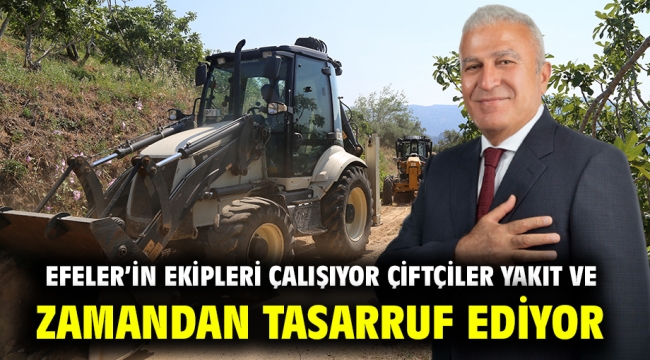 Efeler'in Ekipleri Çalışıyor Çiftçiler Yakıt Ve Zamandan Tasarruf Ediyor