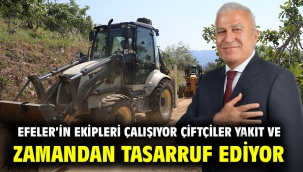 Efeler'in Ekipleri Çalışıyor Çiftçiler Yakıt Ve Zamandan Tasarruf Ediyor