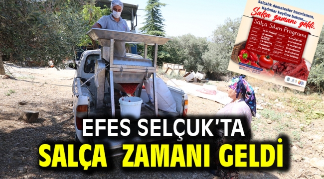 Efes Selçuk'ta Salça Zamanı Geldi