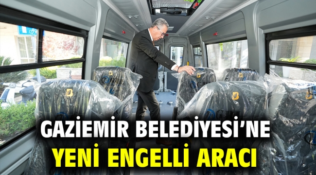 Gaziemir Belediyesi'ne yeni engelli aracı