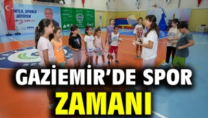 Gaziemir'de spor zamanı