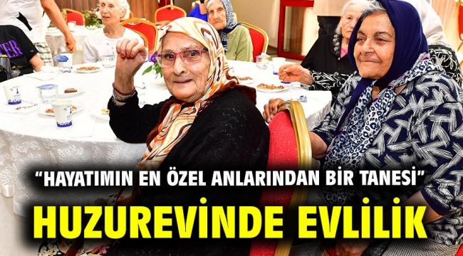 Huzurevinde evlilik