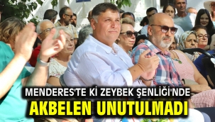Menderes'te ki Zeybek Şenliği'nde Akbelen Unutulmadı