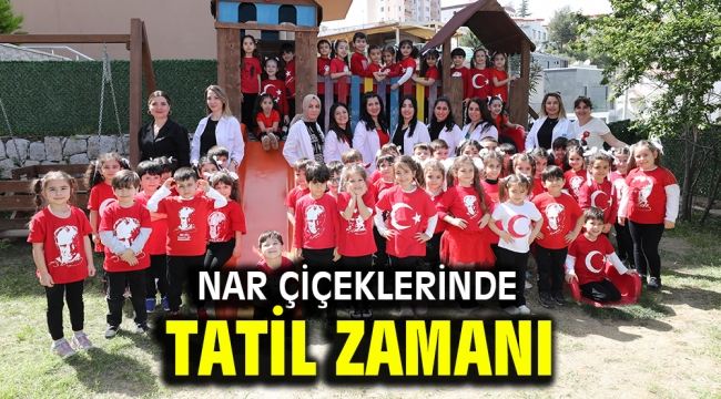 Nar çiçeklerinde tatil zamanı