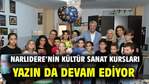 Narlıdere'nin Kültür Sanat Kursları Yazın Da Devam Ediyor