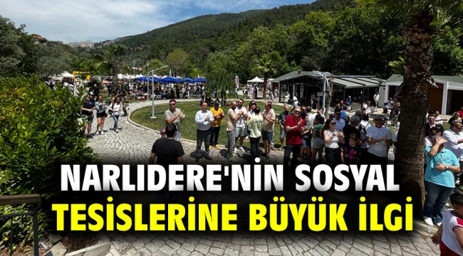 Narlıdere'nin sosyal tesislerine büyük ilgi