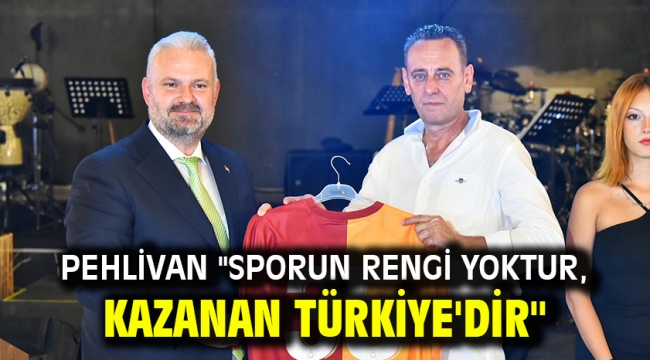 Pehlivan "Sporun rengi yoktur, kazanan Türkiye'dir"