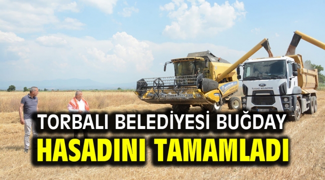 Torbalı Belediyesi buğday hasadını tamamladı