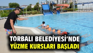 Torbalı Belediyesi'nde yüzme kursları başladı