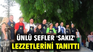 Ünlü şefler 'Sakız' lezzetlerini tanıttı