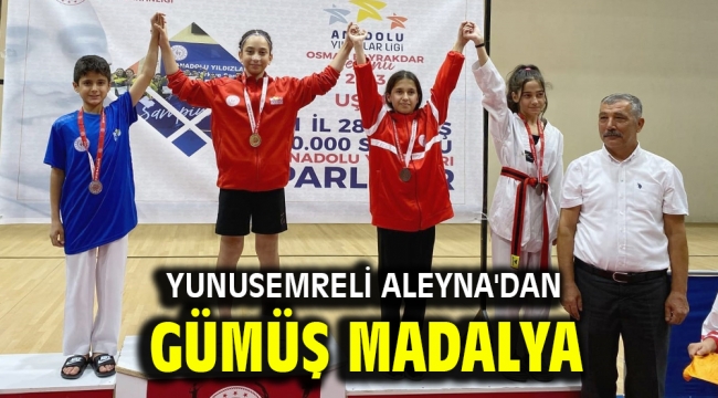 YUNUSEMRELİ ALEYNA'DAN GÜMÜŞ MADALYA