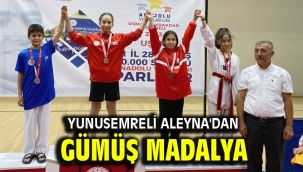 YUNUSEMRELİ ALEYNA'DAN GÜMÜŞ MADALYA