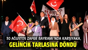 30 Ağustos Zafer Bayramı'nda Karşıyaka, gelincik tarlasına döndü
