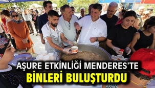 Aşure Etkinliği Menderes'te Binleri Buluşturdu