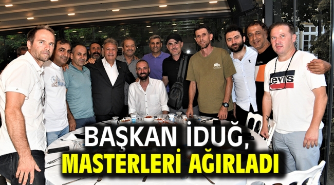 Başkan İduğ, masterleri ağırladı