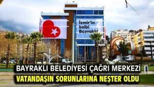 Bayraklı Belediyesi çağrı merkezi vatandaşın sorunlarına neşter oldu