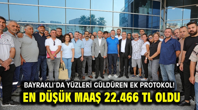 Bayraklı'da yüzleri güldüren ek protokol! 