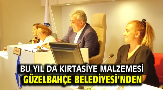 Bu Yıl da Kırtasiye Malzemesi Güzelbahçe Belediyesi'nden