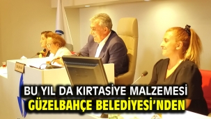 Bu Yıl da Kırtasiye Malzemesi Güzelbahçe Belediyesi'nden