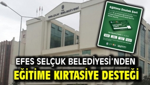 Efes Selçuk Belediyesi'nden Eğitime Kırtasiye Desteği