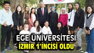 Ege Üniversitesi, İzmir 1.'incisi oldu