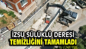 İZSU Sülüklü Deresi temizliğini tamamladı