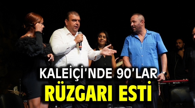 Kaleiçi'nde 90'lar rüzgarı esti