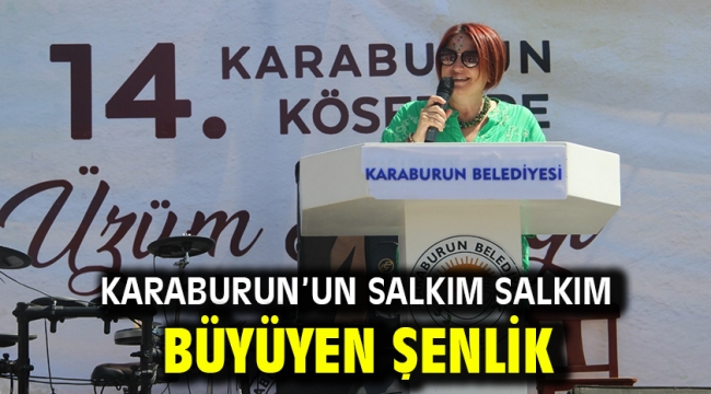 Karaburun'un salkım salkım büyüyen şenlik