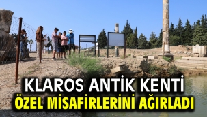 Klaros Antik Kenti Özel Misafirlerini Ağırladı