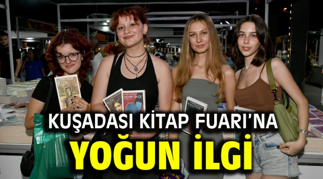 KUŞADASI KİTAP FUARI'NA YOĞUN İLGİ