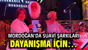 Mordoğan'da  Suavi şarkıları dayanışma için…