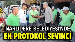 Narlıdere Belediyesi'nde ek protokol sevinci